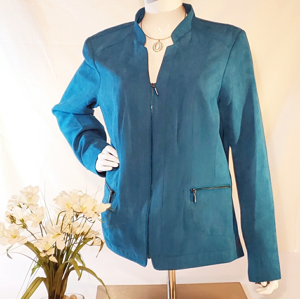 Womens Jacket Turquoise